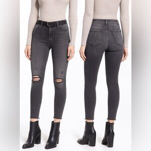 Mother The Looker Ankle Fray Jeans Burning Out Lanterns Size 30 NWT